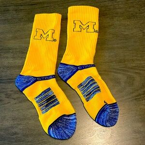 Michigan Wolverine Socks